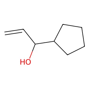1-Cyclopentyl-2-propen-1-ol structure