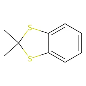 2,2-Dimethyl-1,3-benzodithiole structure