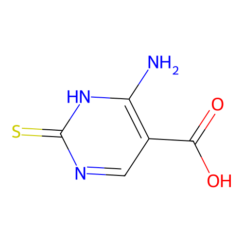 4-Amino-2-mercaptopyrimidine-5-carboxylic acid structure
