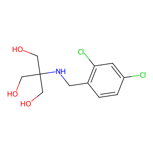 2-[(2,4-Dichlorophenyl)methylamino]-2-(hydroxymethyl)propane-1,3-diol structure