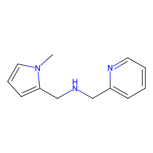(1-Methyl-1H-pyrrol-2-ylmethyl)-pyridin-2-ylmethyl-amine structure