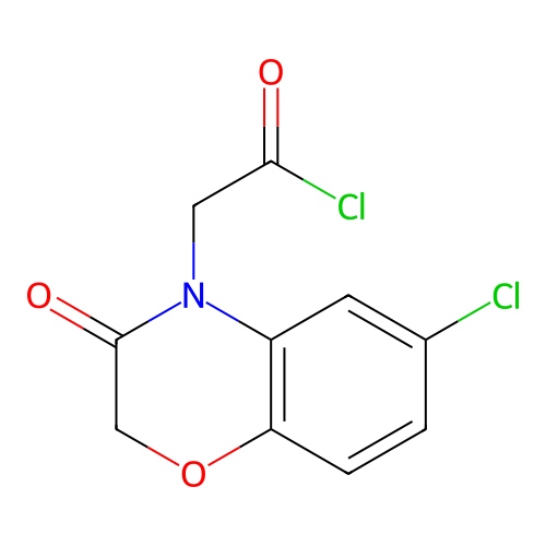 (6-Chloro-3-oxo-2,3-dihydro-benzo[1,4]oxazin-4-yl)-acetyl chloride structure