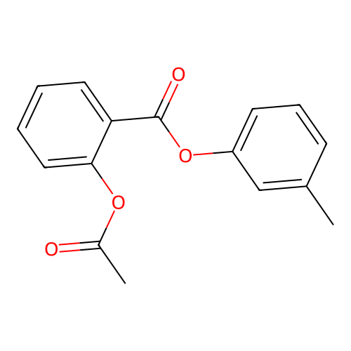 3-Methylphenyl 2-(acetyloxy)benzoate structure