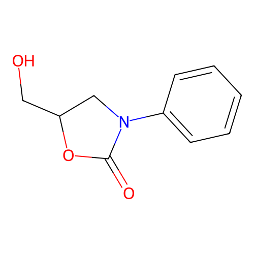 5-(Hydroxymethyl)-3-phenyl-1,3-oxazolidin-2-one structure