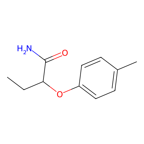 2-(4-Methylphenoxy)butanamide structure