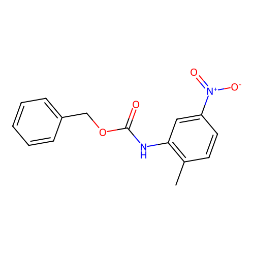 benzyl N-(2-methyl-5-nitrophenyl)carbamate structure