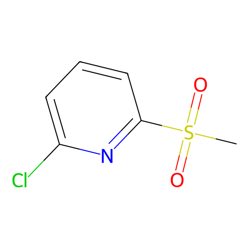 2-Chloro-6-methanesulfonylpyridine structure