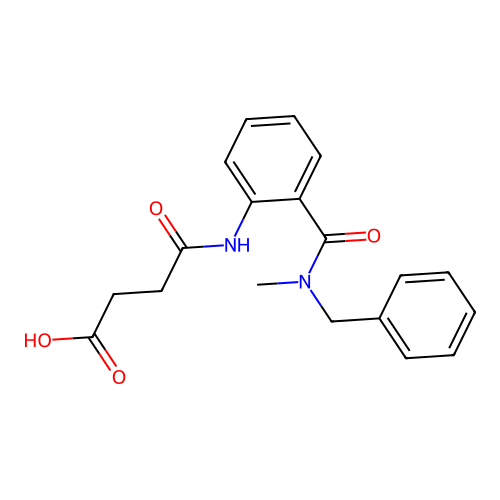 4-[2-[Benzyl(methyl)carbamoyl]anilino]-4-oxobutanoic acid structure
