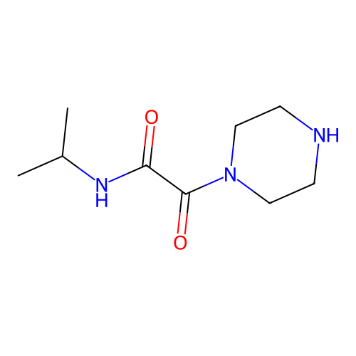 2-oxo-2-(piperazin-1-yl)-N-(propan-2-yl)acetamide structure