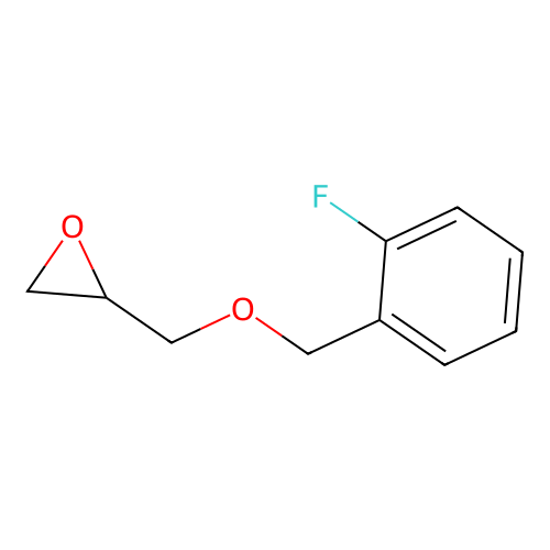 2-{[(2-Fluorophenyl)methoxy]methyl}oxirane structure