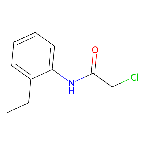 2-氯-N-(2-乙基苯基)乙酰胺 structure