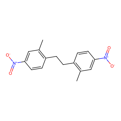 2,2'-Dimethyl-4,4'-dinitrobibenzyl structure