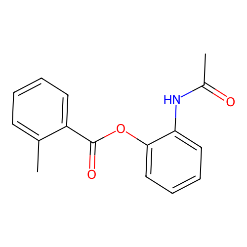 (2-Acetamidophenyl) 2-methylbenzoate structure