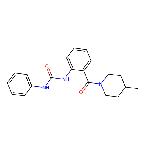 1-[2-(4-Methylpiperidine-1-carbonyl)phenyl]-3-phenylurea structure