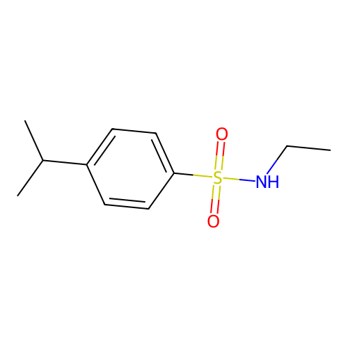 N-ethyl-4-propan-2-ylbenzenesulfonamide structure