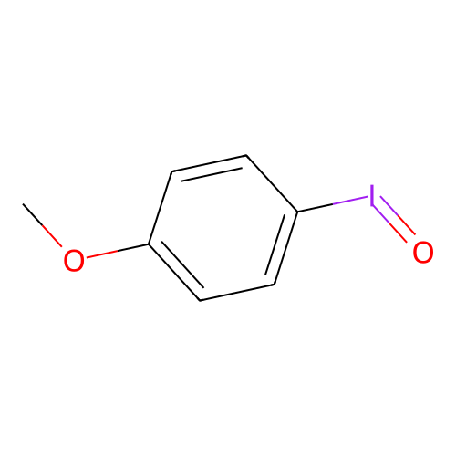 Benzene, 1-iodosyl-4-methoxy- structure