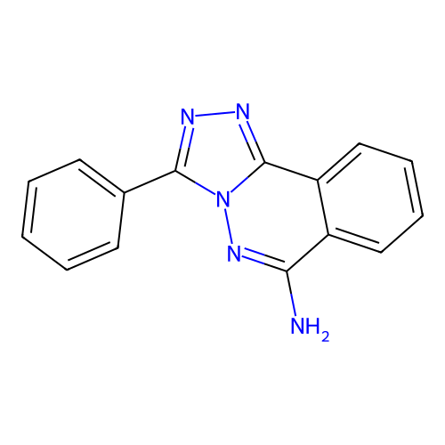 1,2,4-Triazolo(3,4-a)phthalazin-6-amine, 3-phenyl- structure