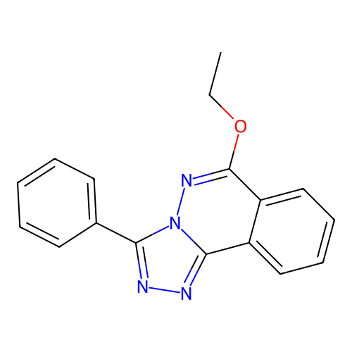 1,2,4-Triazolo(3,4-a)phthalazine, 6-ethoxy-3-phenyl- structure