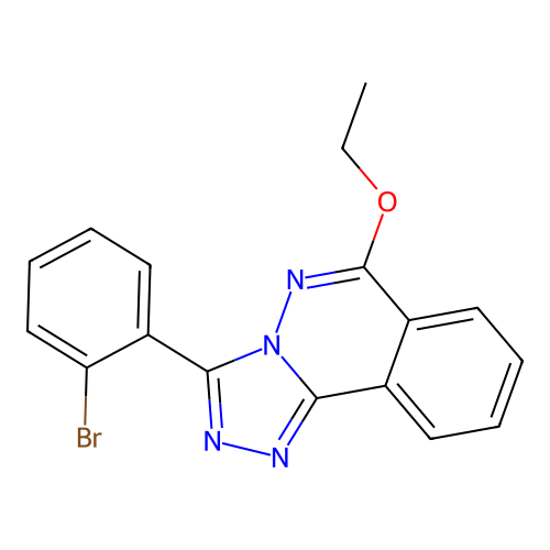 1,2,4-Triazolo(3,4-a)phthalazine, 3-(2-bromophenyl)-6-ethoxy- structure