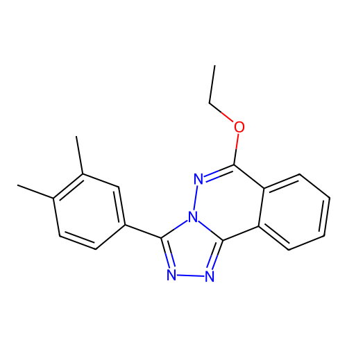1,2,4-Triazolo(3,4-a)phthalazine, 3-(3,4-dimethylphenyl)-6-ethoxy- structure