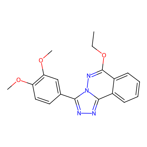 1,2,4-Triazolo(3,4-a)phthalazine, 3-(3,4-dimethoxyphenyl)-6-ethoxy- structure
