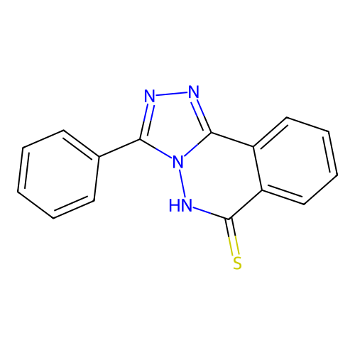 1,2,4-Triazolo(3,4-a)phthalazine-6(5H)-thione, 3-phenyl- structure