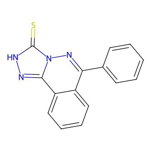1,2,4-Triazolo(3,4-a)phthalazine, 3-mercapto-6-phenyl- structure