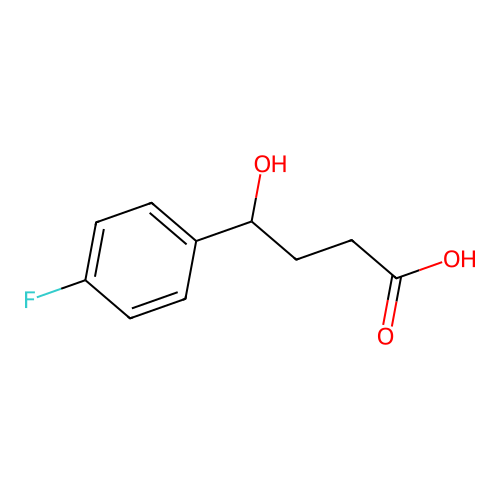 4-(4-Fluorophenyl)-4-hydroxybutanoic acid structure