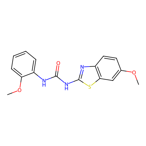 1-(6-Methoxy-1,3-benzothiazol-2-yl)-3-(2-methoxyphenyl)urea structure