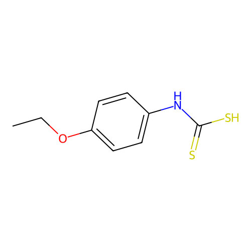 (4-Ethoxyphenyl)carbamodithioic acid structure