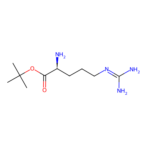 (S)-tert-butyl 2-amino-5-guanidinopentanoate structure