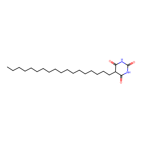 5-Octadecyl-pyrimidine-2,4,6-trione structure