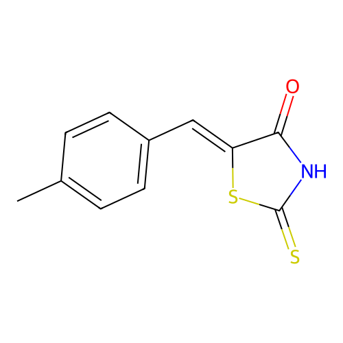 5-(4-Methylbenzylidene)-2-thioxo-1,3-thiazolidin-4-one structure
