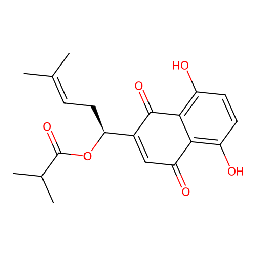 Isobutylalkannin structure
