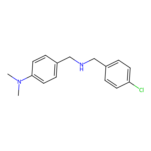 4-[[(4-chlorophenyl)methylamino]methyl]-N,N-dimethylaniline structure