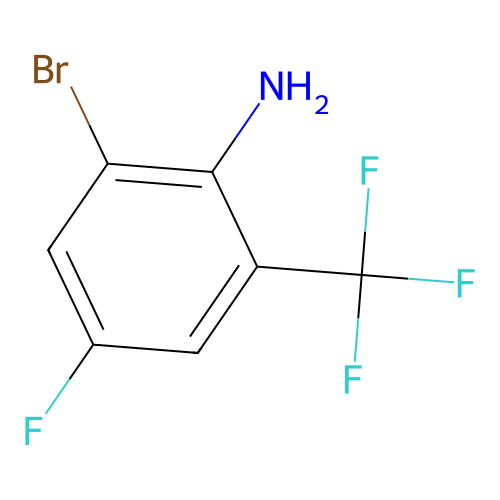 2-Bromo-4-fluoro-6-(trifluoromethyl)aniline structure
