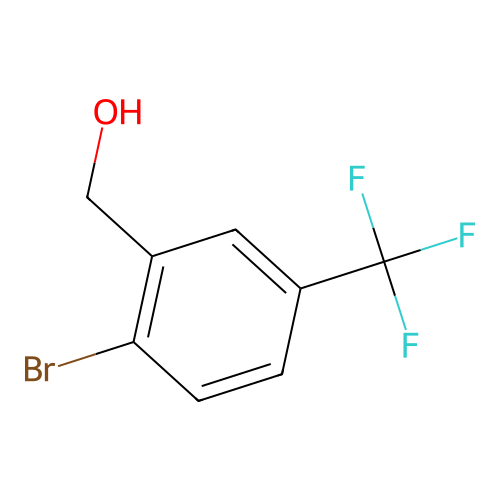 2-Bromo-5-(trifluoromethyl)benzyl alcohol structure