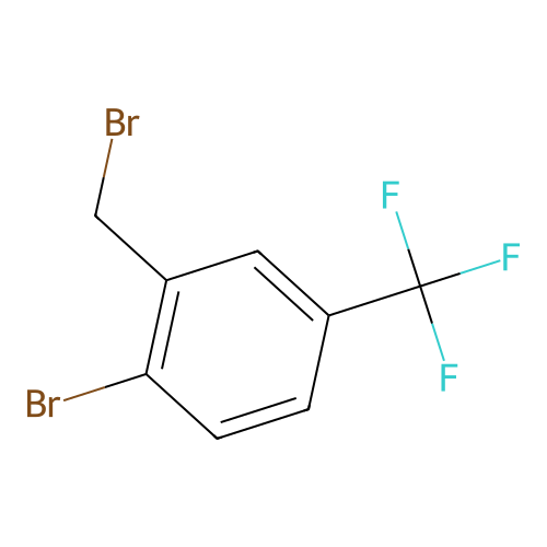1-Bromo-2-(bromomethyl)-4-(trifluoromethyl)benzene structure