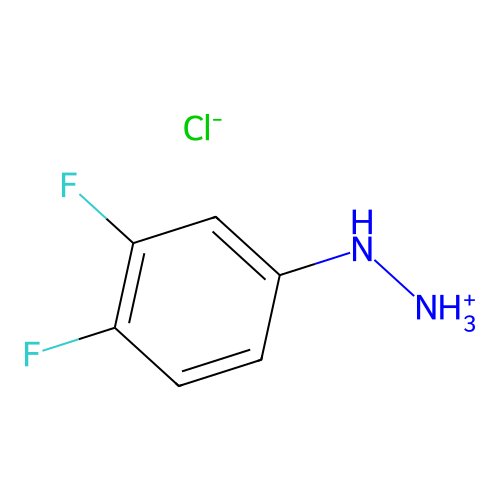 (3,4-Difluoroanilino)azanium;chloride structure