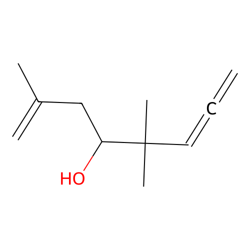 2,5,5-Trimethylocta-1,6,7-trien-4-ol structure