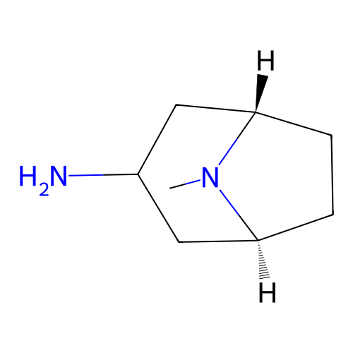 (1S,5S)-8-methyl-8-azabicyclo[3.2.1]octan-3-amine structure