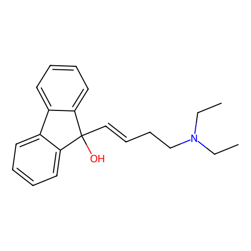 9-[(E)-4-(diethylamino)but-1-enyl]fluoren-9-ol structure