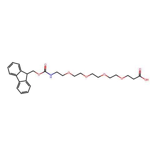 Fmoc-NH-PEG4-CH2CH2COOH structure