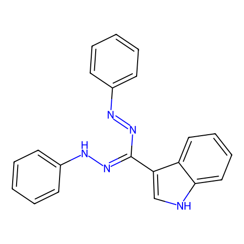 N'-anilino-N-phenylimino-1H-indole-3-carboximidamide structure