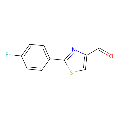 2-(4-Fluorophenyl)-1,3-thiazole-4-carbaldehyde structure