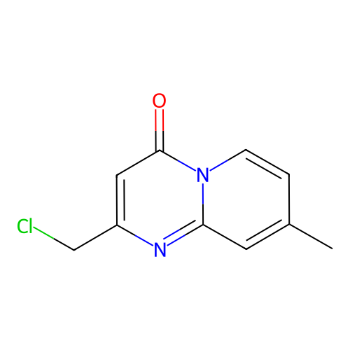 2-(Chloromethyl)-8-methyl-4H-pyrido(1,2-a)pyrimidin-4-one structure