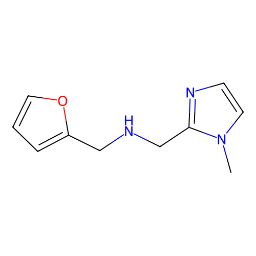 Furan-2-ylmethyl-(1-methyl-1H-imidazol-2-ylmethyl)-amine structure