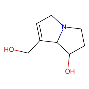 Retronecine hydrochloride structure