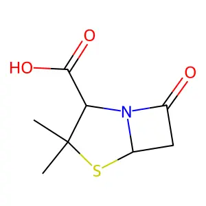 青霉烷酸 structure