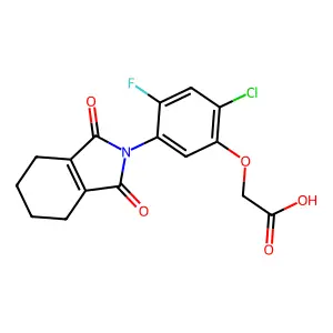Flumiclorac structure